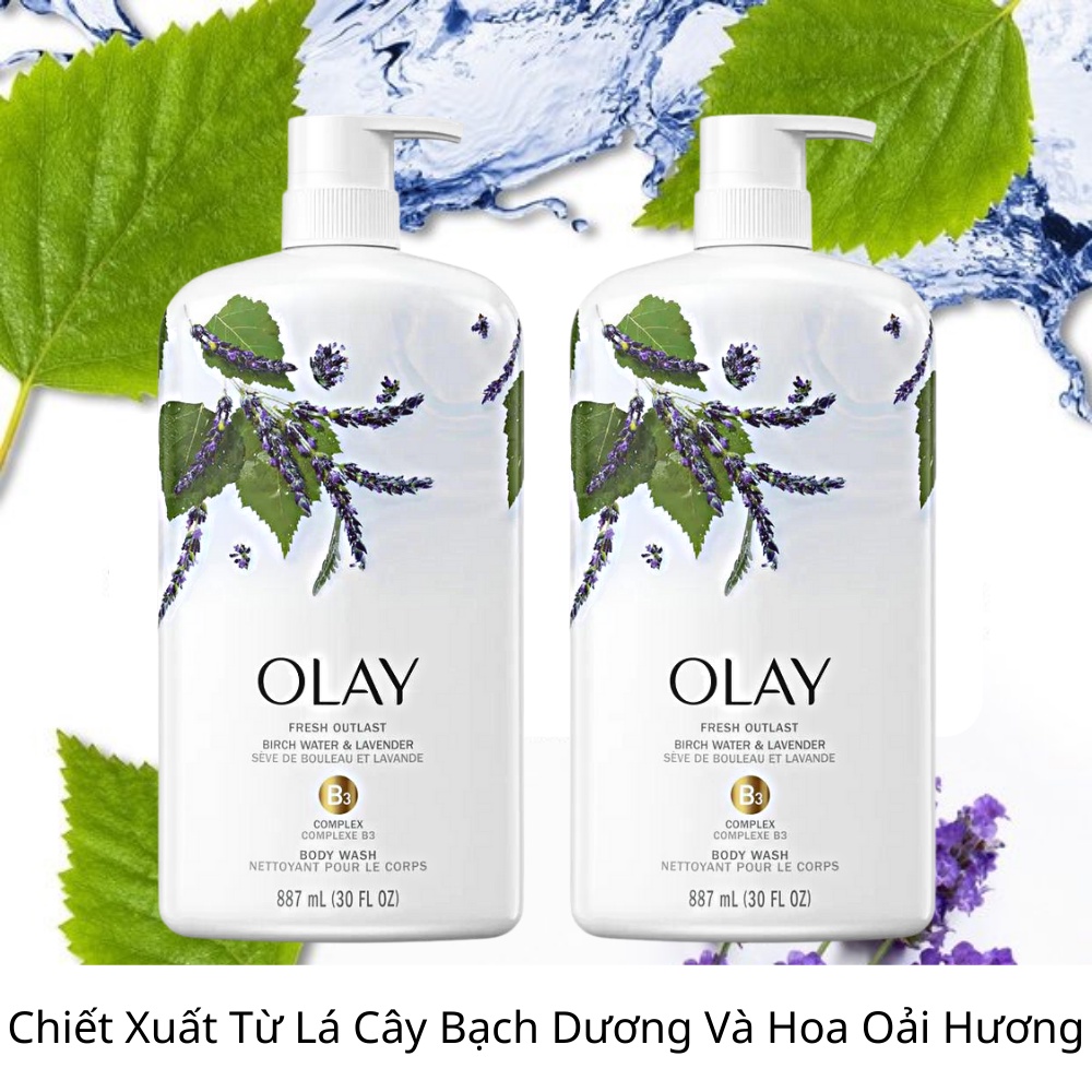 Sữa tắm dưỡng da Olay hương Lavender 887ml Hasaki Sản phẩm chính hãng
