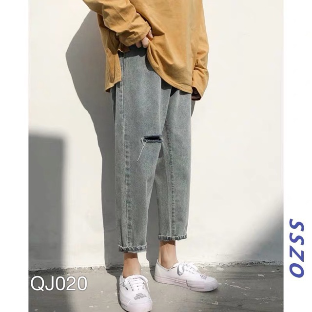 QJ020 - QUẦN JEAN BAGGY NAM WASH | BigBuy360 - bigbuy360.vn
