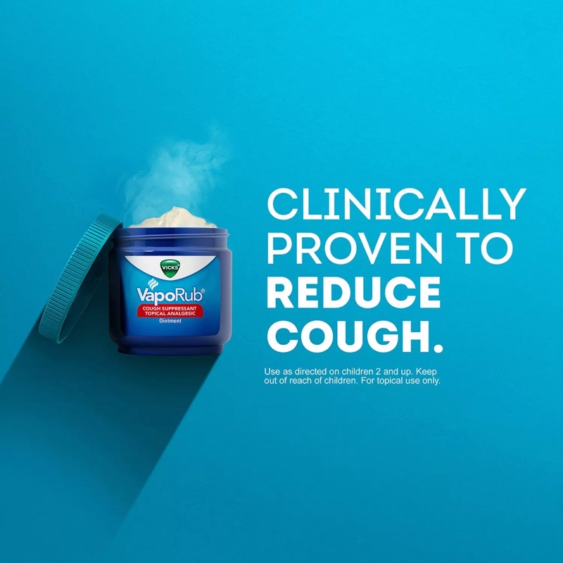 Dầu Bôi Ấm Ngực Vicks VapoRub Của Mỹ