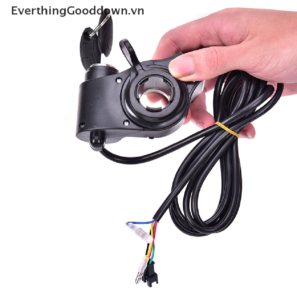 Tay Ga Xe Đạp Everthingooddown Có Công Tắc Hiển Thị LCD