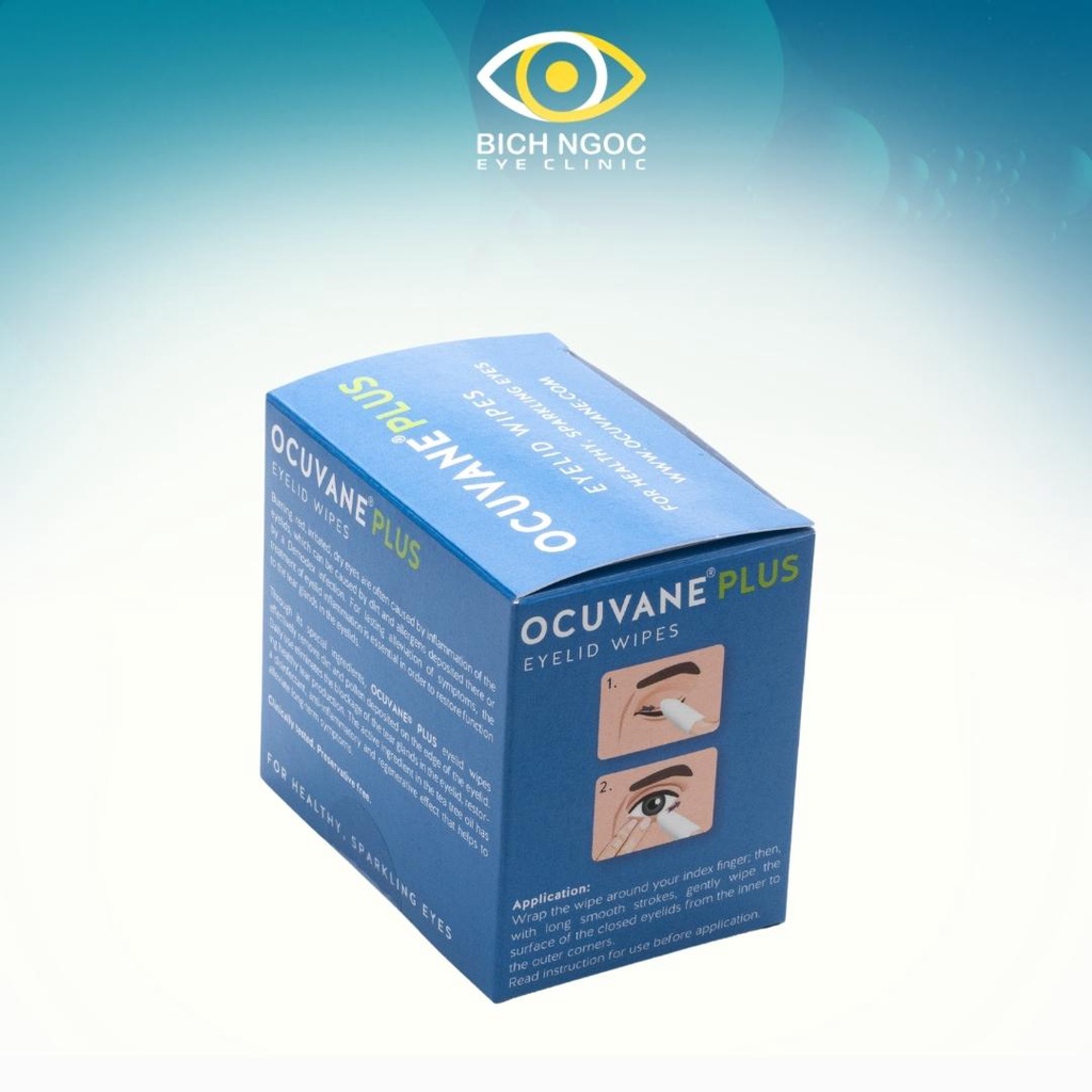 Hết Viêm Bờ Mi Không Cần Phải Nghĩ đã có Gạc lau mi  OCUVANE® PLUS