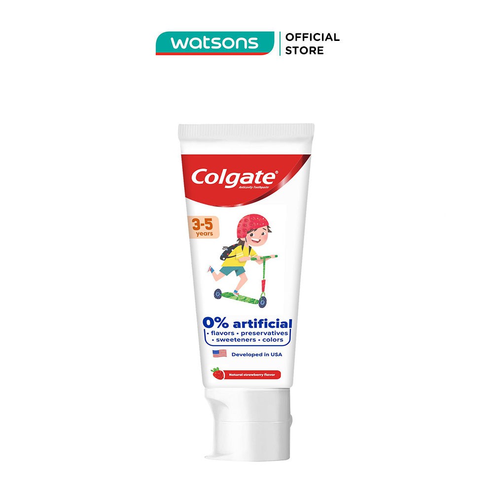 Kem Đánh Răng Colgate Ngừa Sâu Răng Dành Cho Trẻ Em 3-5 Tuổi Hương Dâu 80g