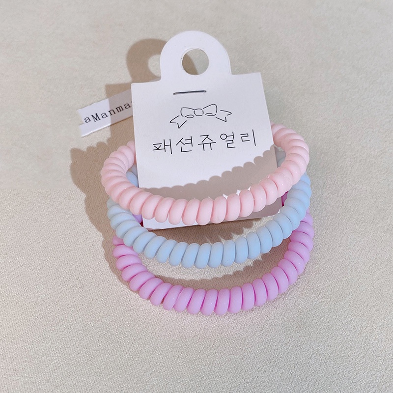 Bộ 3 Dây Cột Tóc Lò Xo Kiểu Dáng Thời Trang