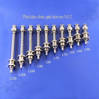 Giác hút chân không khí nén ren M12 đầu lắp 11mm