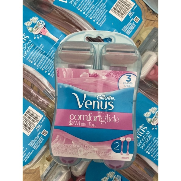 Dao cạo nữ 3 lưỡi Gillette Venus Comfortglide White Tea