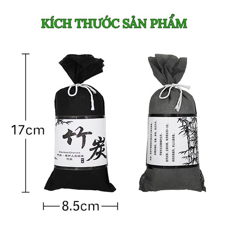 Túi than tre hoạt tính khử mùi, lọc không khí xe hơi, xe ô tô, tủ quần áo- Seven.car