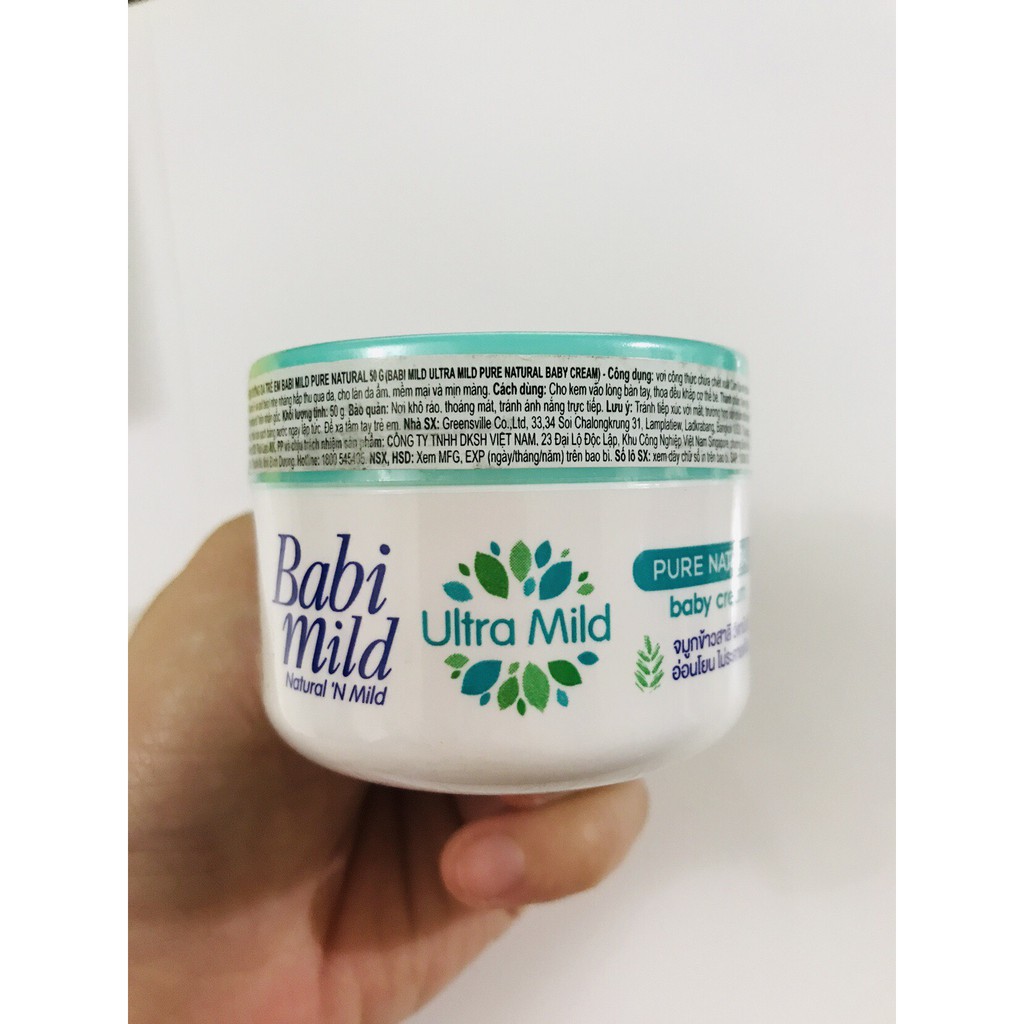 KEM DƯỠNG ẨM TRẺ EM BABI MILD 50ML