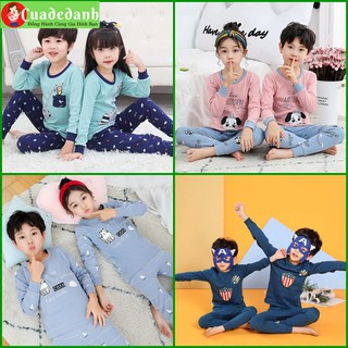 Bộ Thu Đông Cho Bé Chất Liệu Thun Cotton Thoáng Khí Mát Mẻ