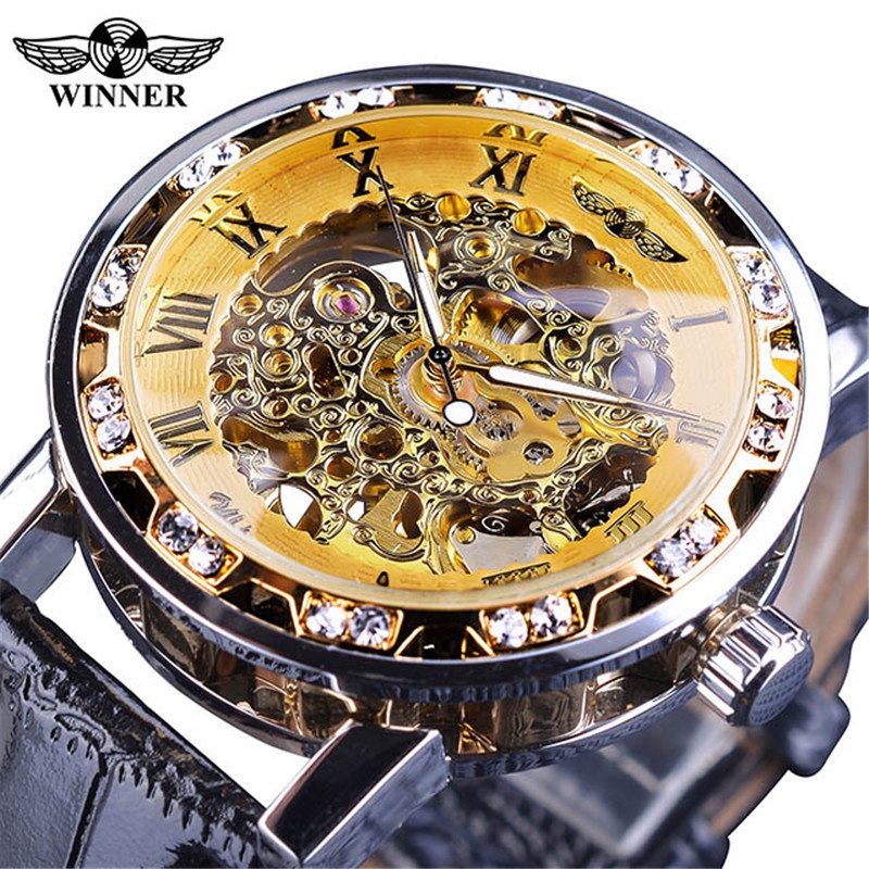 ĐỒNG HỒ CƠ NAM AUTOMATIC CHÍNH HÃNG WINNER DÂY DA CAO CẤP KIỂU DÁNG THỜI TRANG ĐẸP GIÁ RẺ | WebRaoVat - webraovat.net.vn