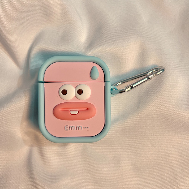 Vỏ Bảo Vệ Hộp Sạc Tai Nghe AirPods3 2021 / AirPods3 Hình Chú Ếch Dễ Thương Ốp