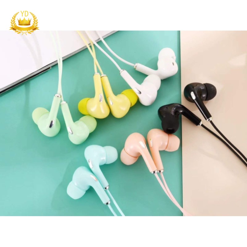 Tai Nghe Nhét Tai U28 Màu Sắc Ngọt Ngào Có Dây 3.5