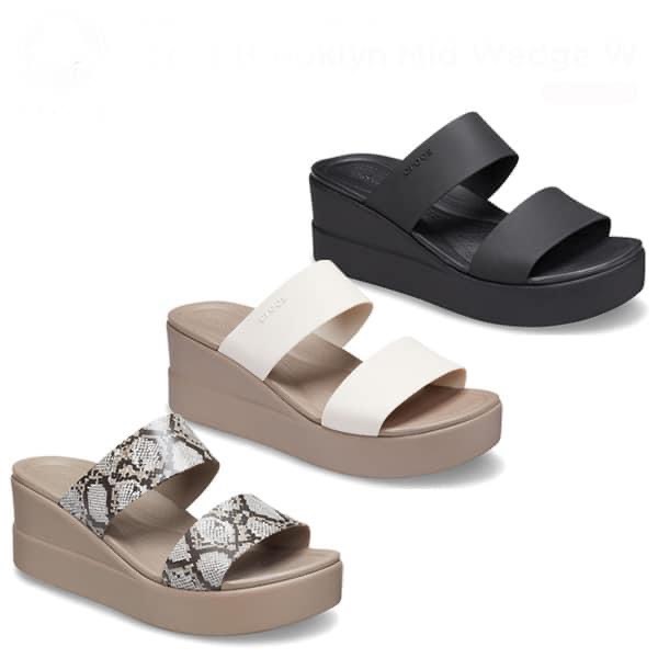 Dép cao gót, dép Lê cao 7p nhựa mềm Brooklyn êm mềm nhẹ