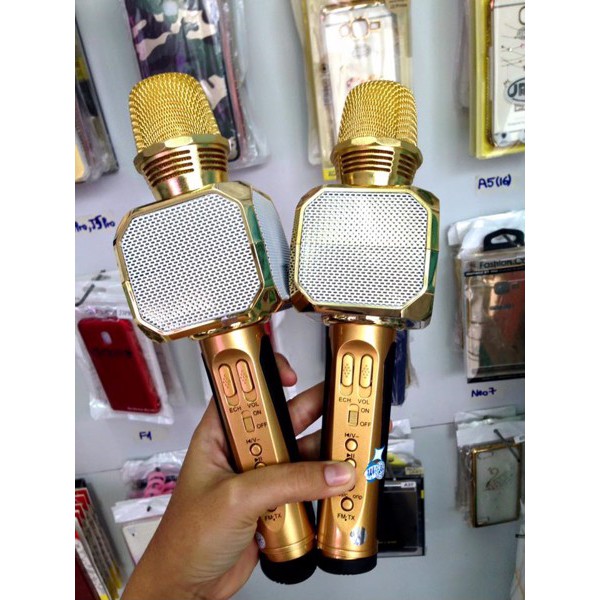 (FreeShip 150k) MICRO KARAOKE BLUETOOTH SD10 ĐA NĂNG KIÊM LOA KHÔNG DÂY, ÂM THANH CỰC HAY, MIC BẮT GIỌNG, KẾT NỐI USB, T