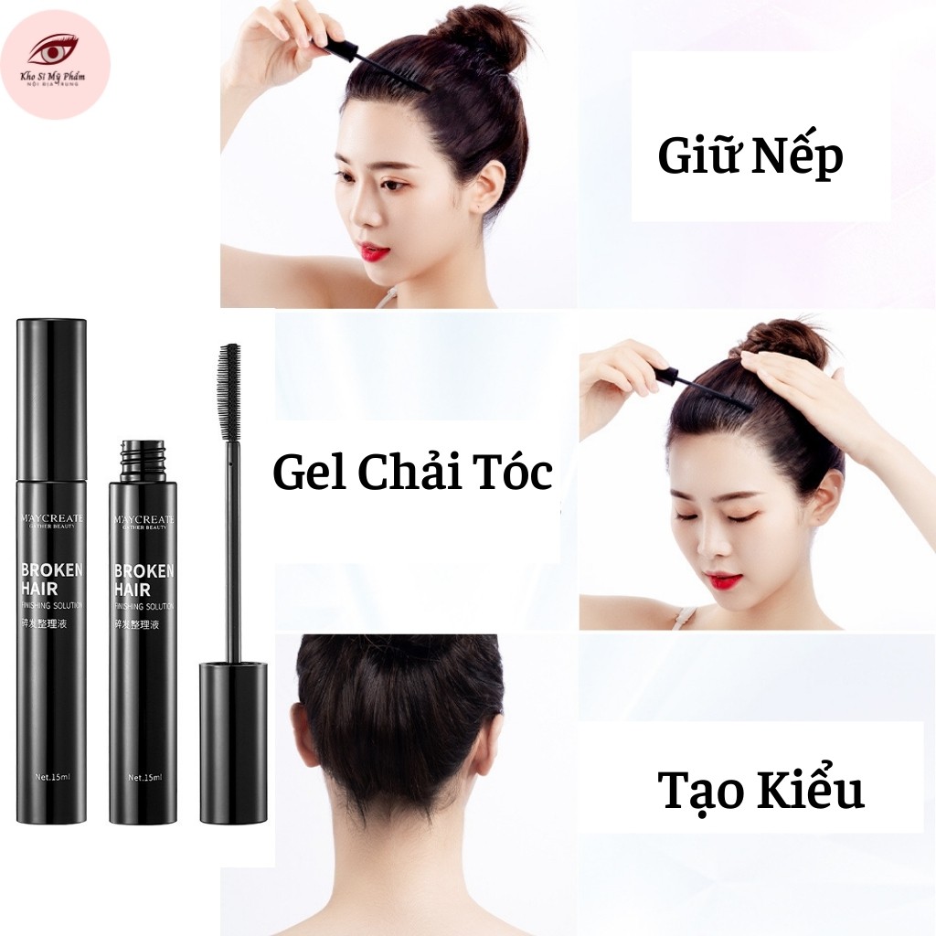 Chải tóc con giữ nếp M'AYCREATE chính hãng nội địa Trung - gel chải tóc JINT