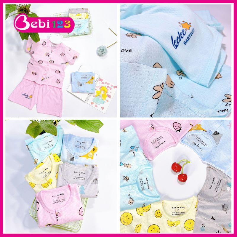 Bộ LeeLee Kids Cài Nút Siêu Mềm Mát Cho Bé