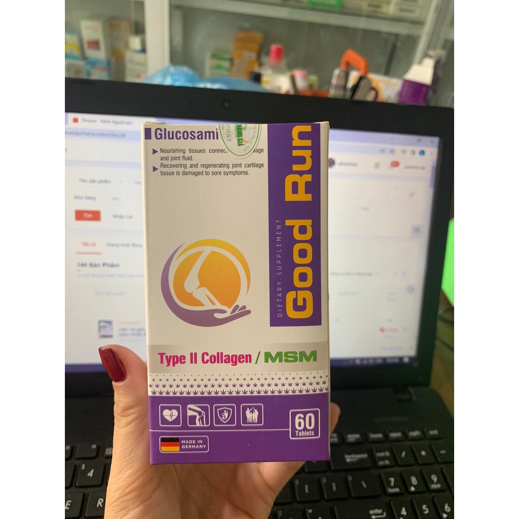 GLUCOSAMIN GOOD RUN HCL NHẬP KHẨU ĐỨC