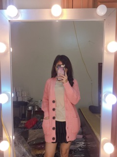 Cardigan len ngắn