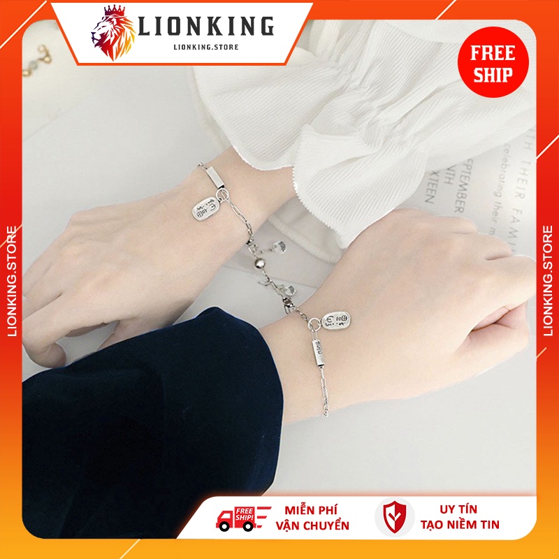 Cặp Vòng Tay Đôi Có Nam Châm Thời Trang - LIONKING