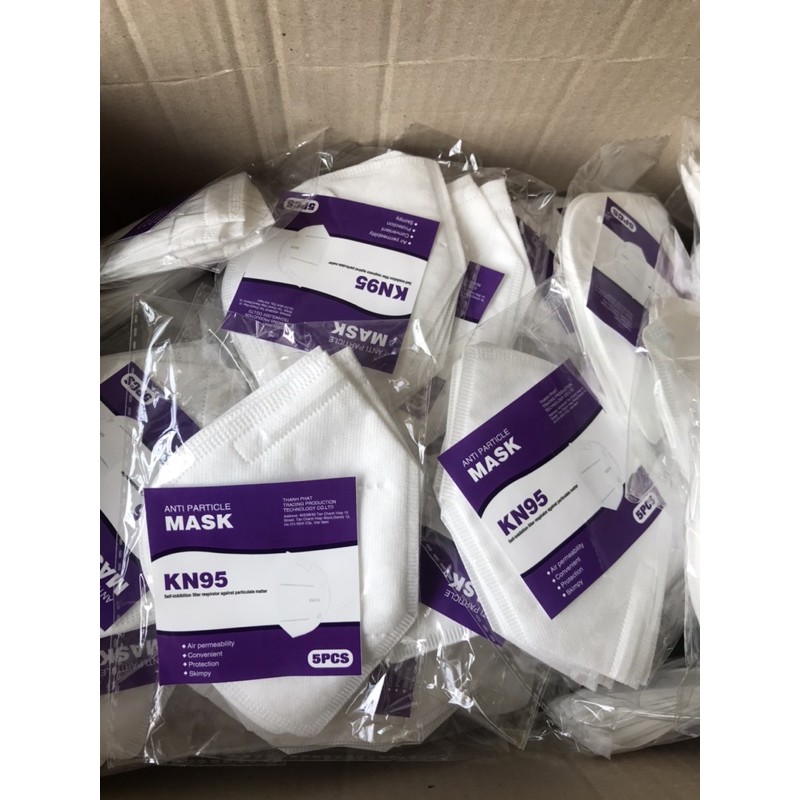 Khẩu trang KN95 xuất Nhật (bịch 5 cái) | BigBuy360 - bigbuy360.vn