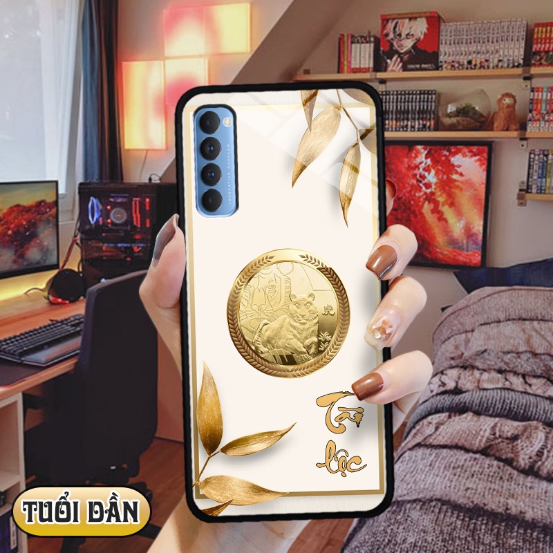 Ốp kính 3D 12 con giáp OPPO RENO 4 PRO
