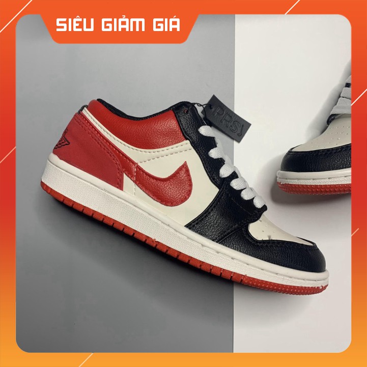 [BÁN CHẠY NHẤT SHOPEE] Giày Jordan, Giày Thể Thao Sneaker JD1 Màu Đỏ Đen Cao Cấp Full Size Nam Nữ