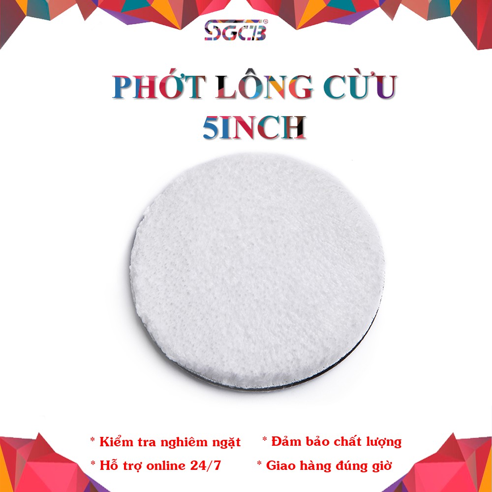 SGCB Phớt Lông Cừu 5 INCH/125mm SGCB sợi Micorofiber SGGA041