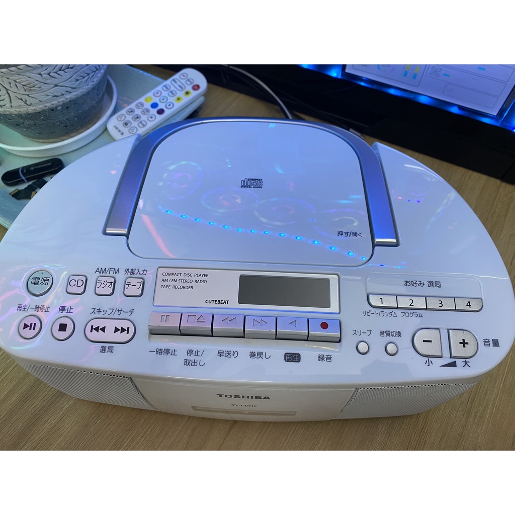 ĐÀI RADIO CASSETTE, CD Toshiba TY-CDH7 NHẬT BẢN