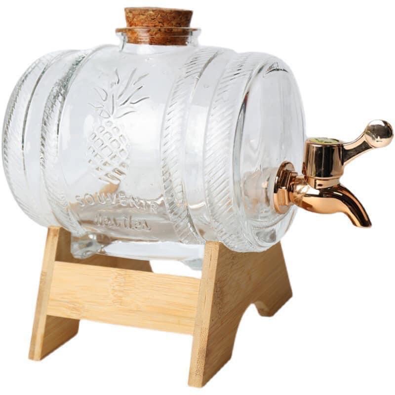 Bình đựng rượu vang, hoa quả 1L