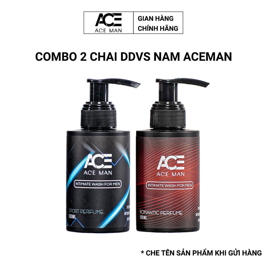 COMBO 2 chai dung dịch vệ sinh nam giới ACEMAN hương nước hoa 100ml/chai