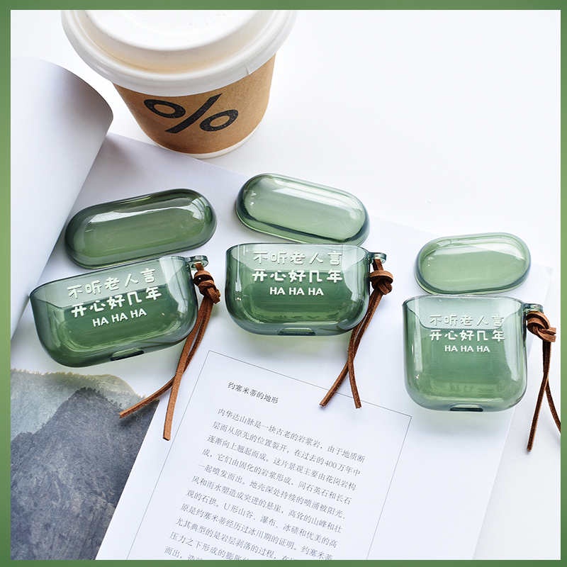 Vỏ Bảo Vệ Hộp Sạc Tai Nghe AirPods3 AirPods3 Pro 2Gen Màu Xanh Lá Dạ Quang Thời Trang 2021 Ốp