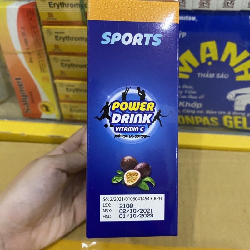 Oresol Sport drink power vị chanh leo bù nước và chất điện giải cho cơ thể