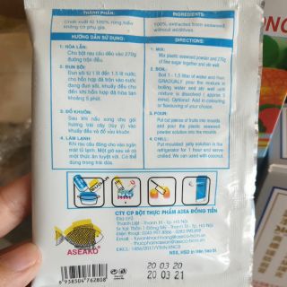 Bột rau câu dẻo con cá vàng