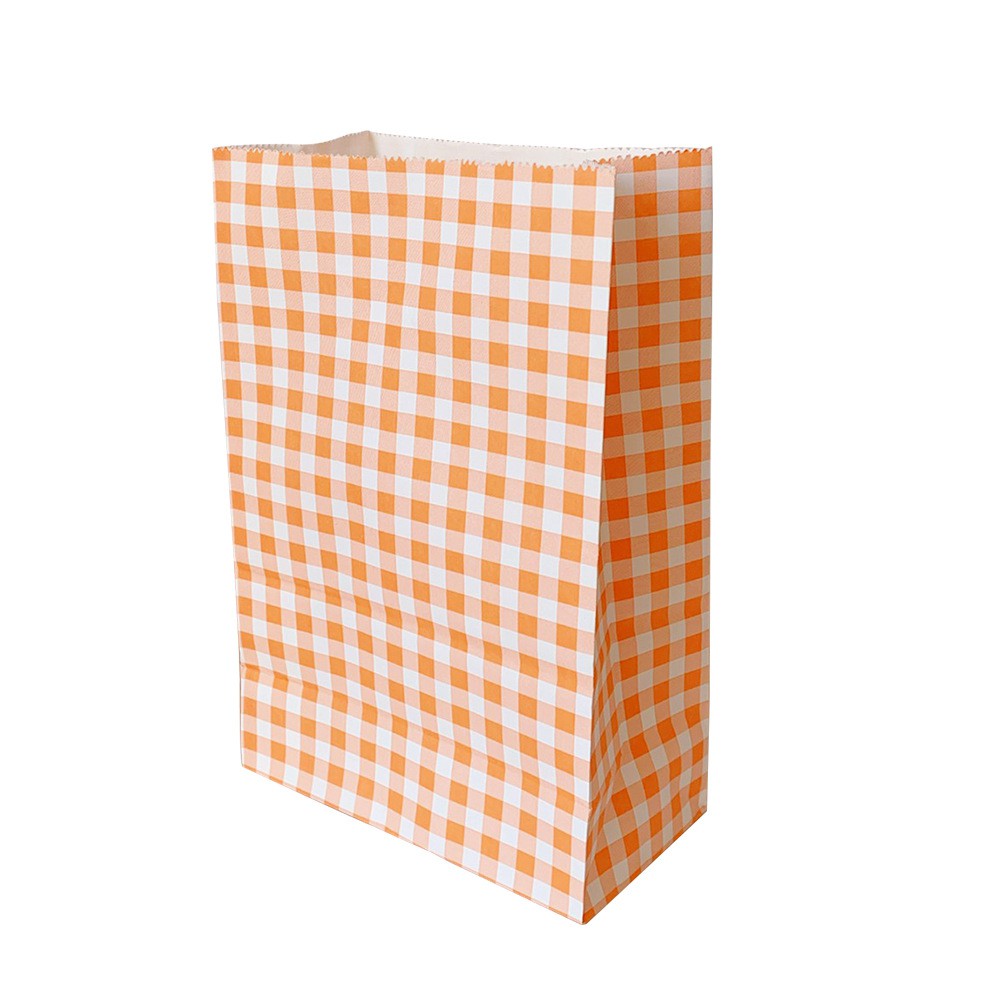 Túi Giấy Mini Đựng Quà Tặng, Vật Nhỏ Cute Hình Caro Gingham Màu