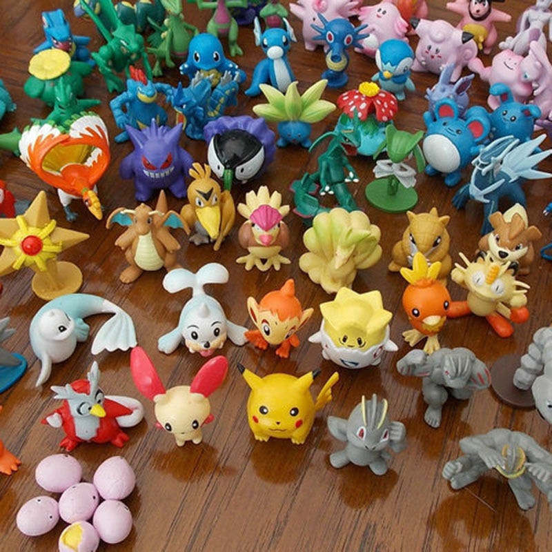 24PCS Mô hình Pokemon đáng yêu dùng để trang trí