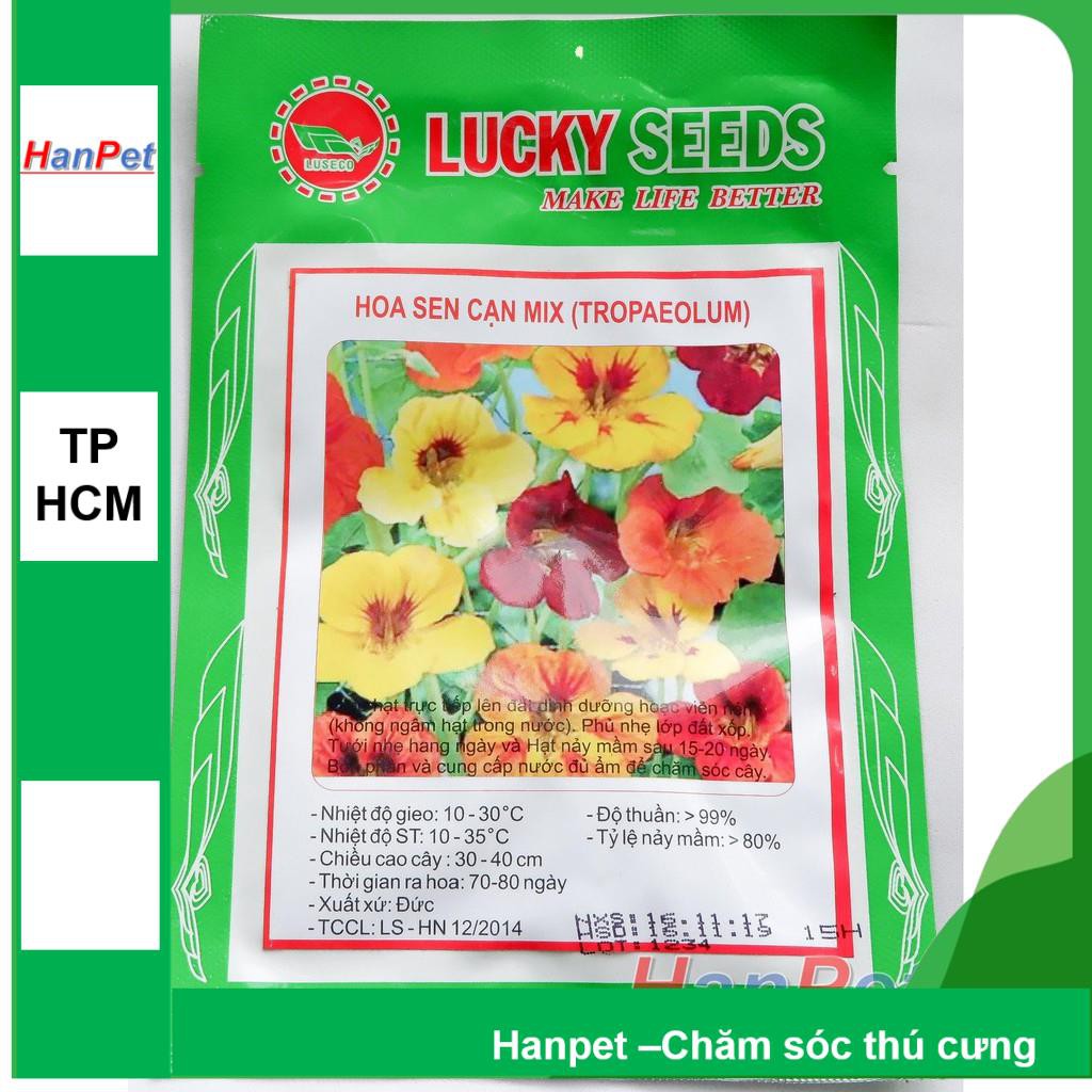 HCM-(HOA TRONG NHÀ) Hạt giống Hoa sen cạn (loại trồng trên cạn nhiều màu) Combo 15 hạt đủ màu -phù hợp khí hậu