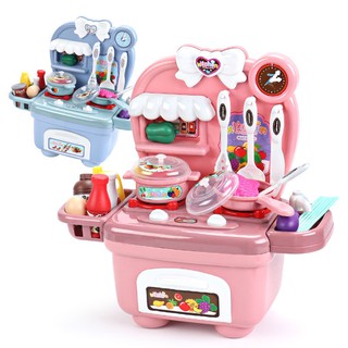 đồ chơi trẻ em Baby bé gái phát triển trí thông minh bộ bếp mini nấu ăn và 6 tuổi nhà