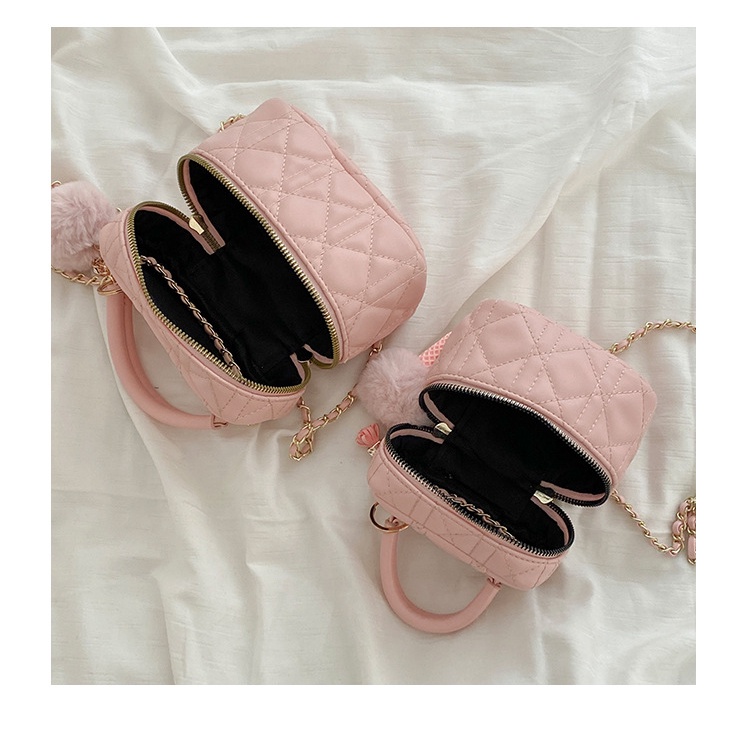 Fanli Túi Xách Da Đeo Vai Hình Vuông Cỡ Nhỏ Phối Dây Đeo Sợi Xích Thời Trang Chất Lượng Cao Cho Nữ