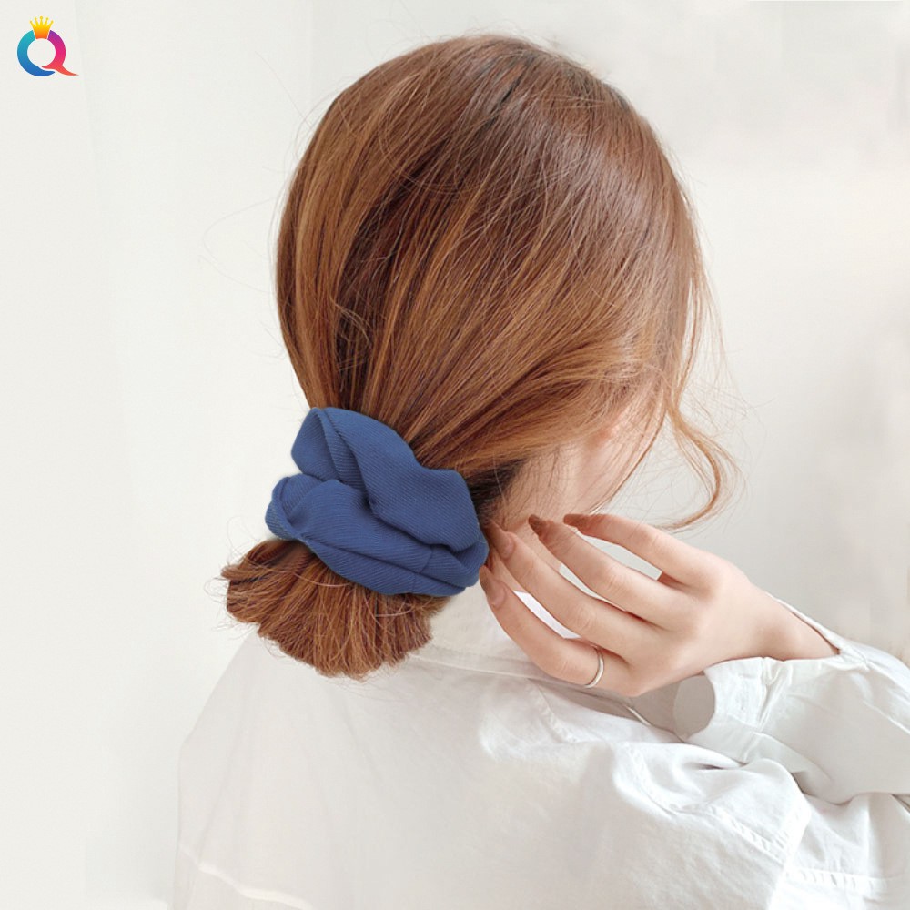 Dây buộc tóc kiểu dáng đơn giản thời trang Hàn Quốc cho nữ