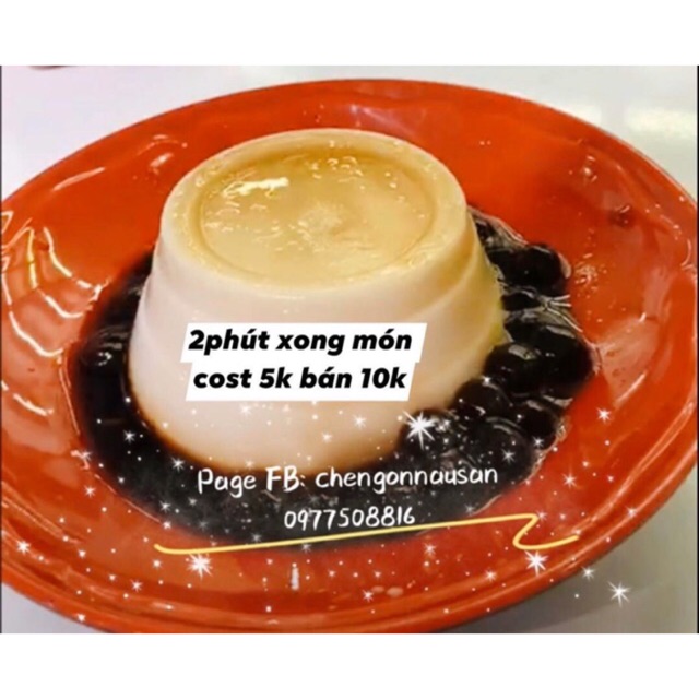 Bột tàu hũ 500g - 3.5-3.8 lít thành phẩm úp ngược