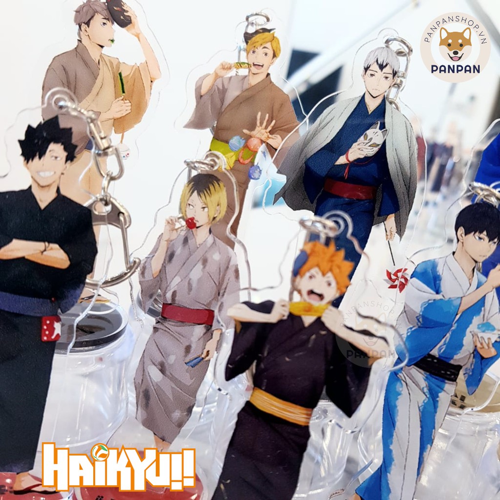 Móc khóa kèm Standee Haikyuu Lễ Hội (10cm)