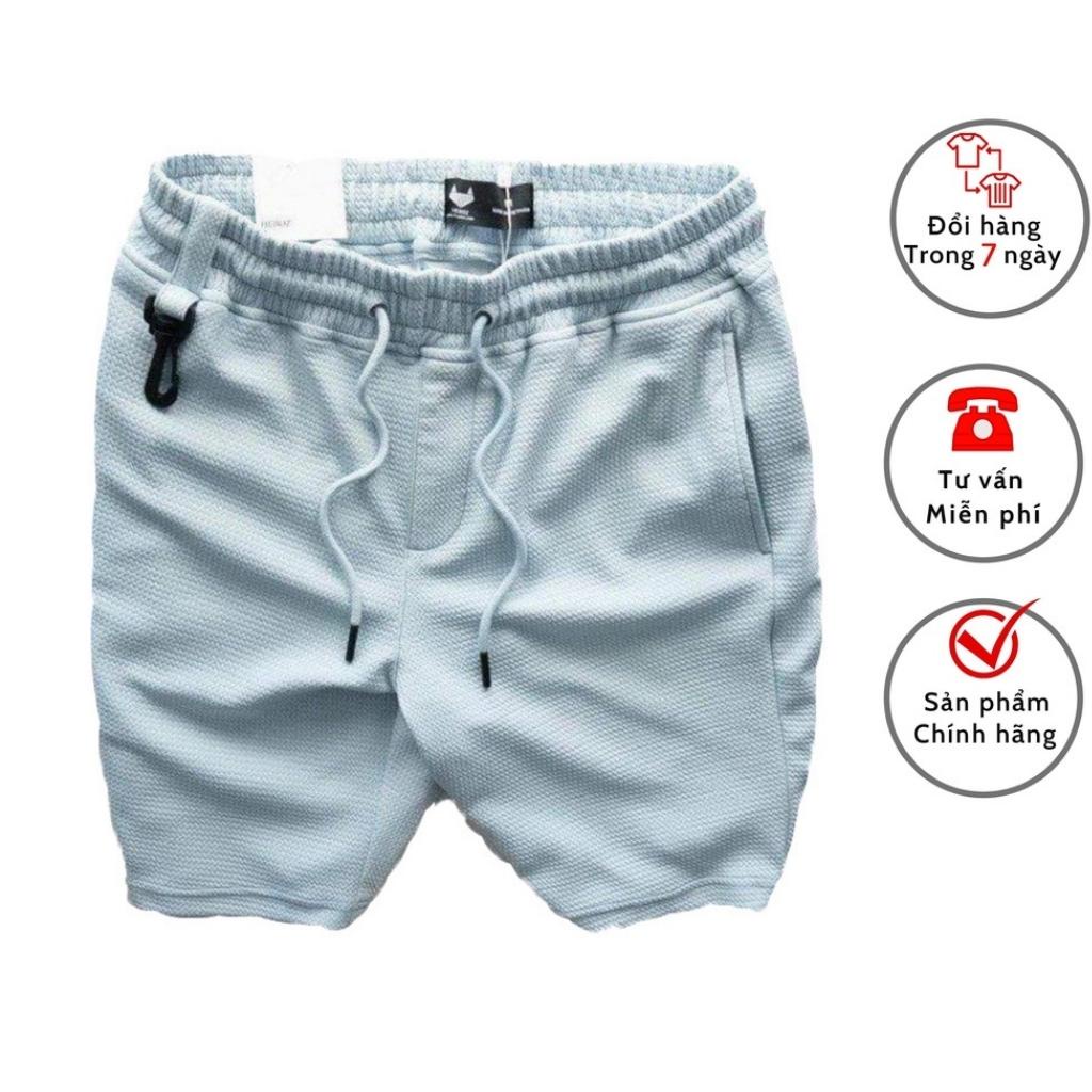 Quần short nam quần ngố cạp chun chất cotton xốp vải mềm mịn co dãn - JUST MEN