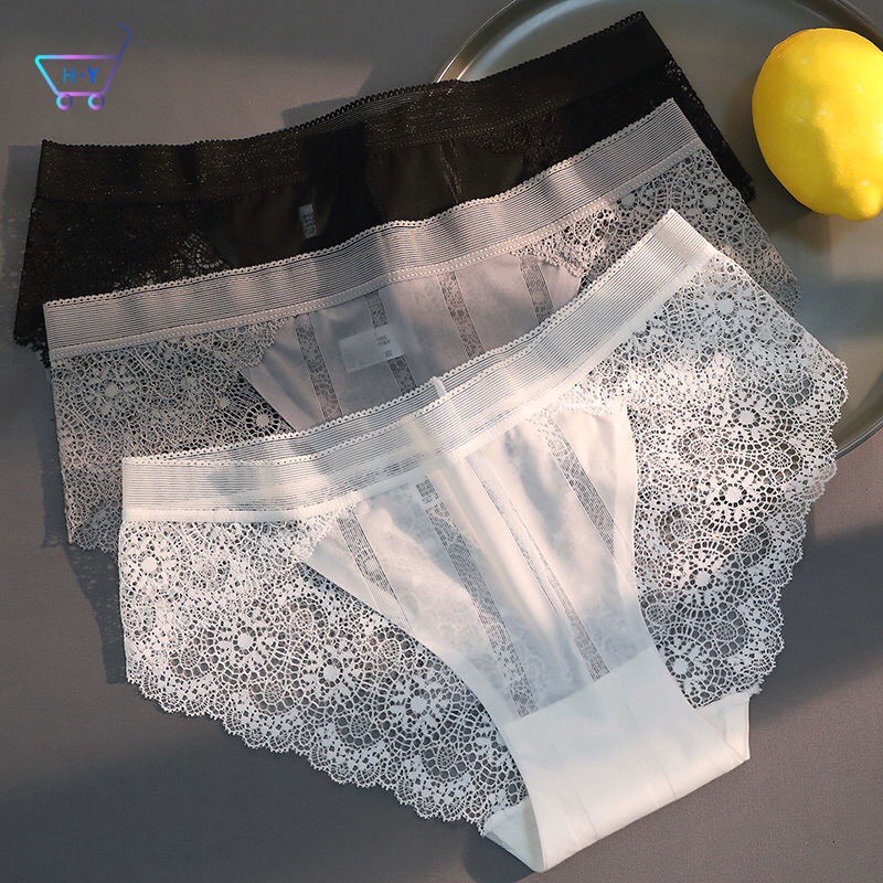 Sét 10 Quần Lót Nữ Đúc Su Pha Ren Hoa - Quần Chíp Siêu Mềm Mát Đẹp Sexy QL18