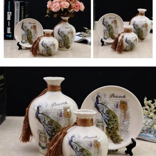 Bộ bình gốm sứ