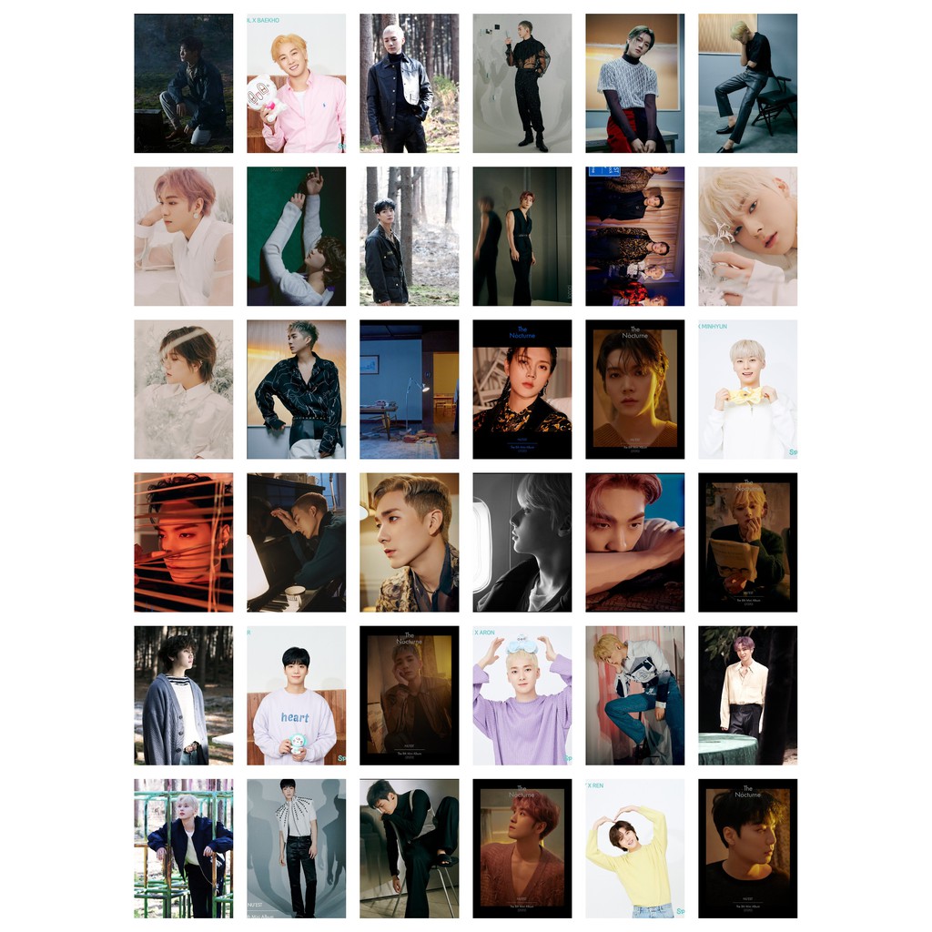 Lomo card 43 ảnh NUEST - The Nocturne