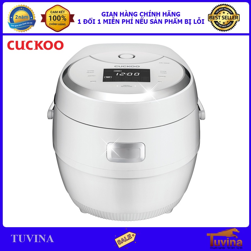 [Mẫu Mới] Nồi Cơm Điện Tử Cuckoo CR-1020F 1.8 Lít 1.8L - Cảm Ứng - Hàng Chính Hãng (Bảo Hành Toàn Quốc 2 Năm)