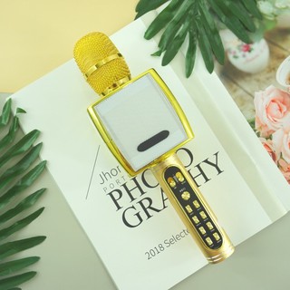  Micro không dây Karaoke YS-91 Bluetooth - Hỗ trợ ghi âm - Mic hát bắt giọng
