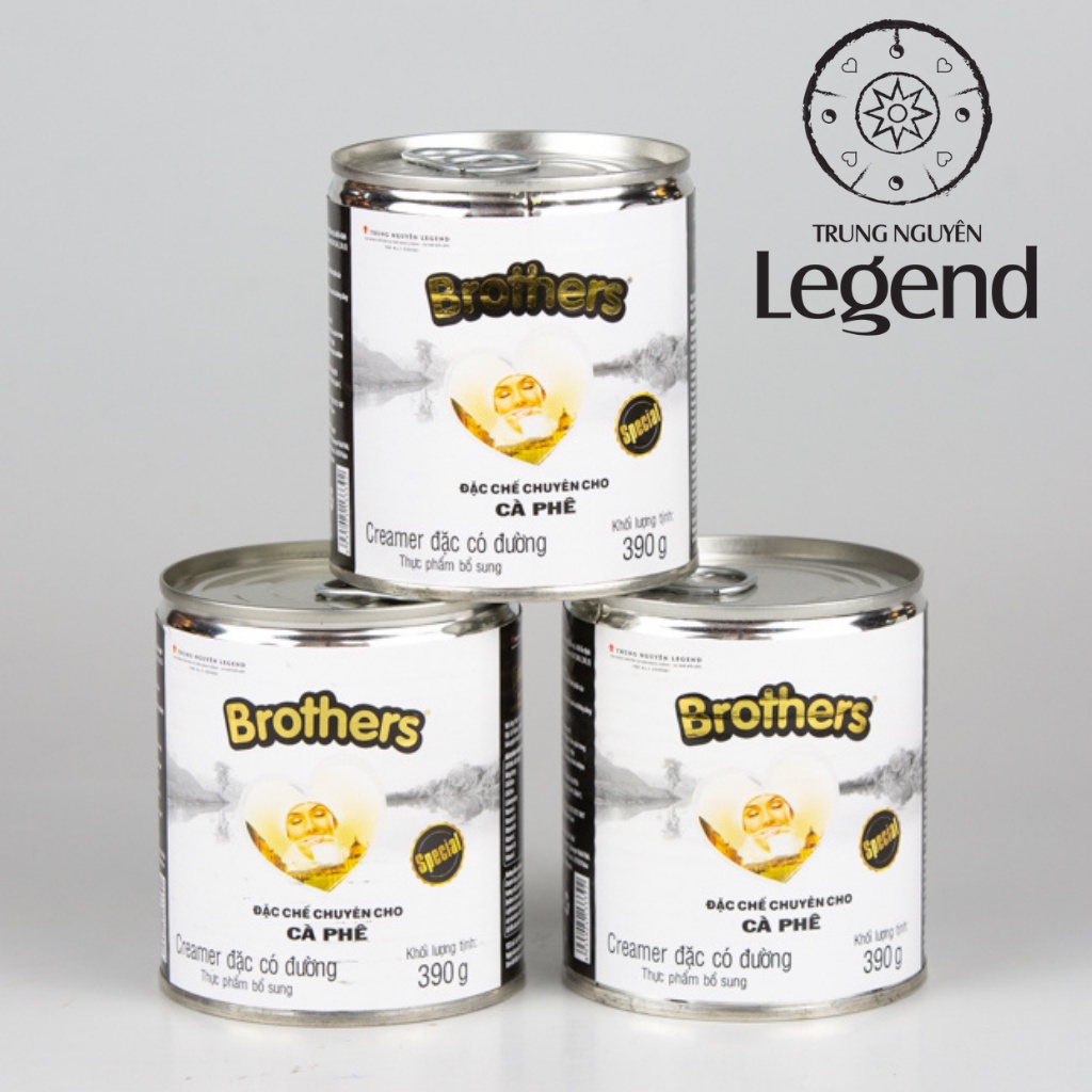 Sữa Đặc Chế Brothers Trung Nguyên 390gr / Hộp