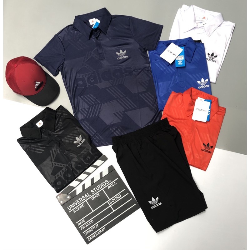 Bộ quần áo thể thao nam cổ bẻ . Bộ quần áo nam cộc tay 07 | BigBuy360 - bigbuy360.vn