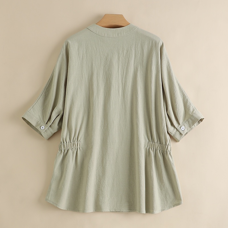 Áo kiểu ZANZEA tay lỡ eo thun cổ tròn thời trang dành cho nữ