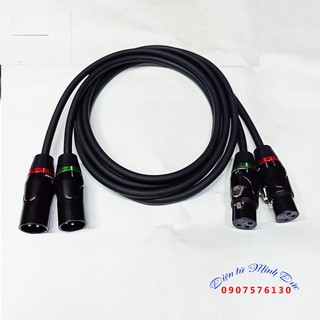 Audio cable - cable xlr to xlr - dây canon canary nhật